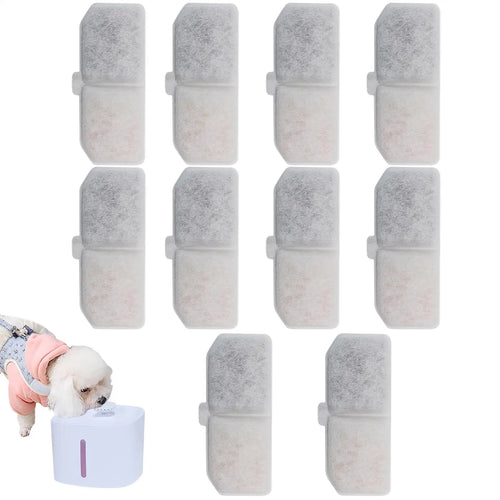 Filtres De Rechange Pour Fontaine À Chat - Pack De 4, Charbon Actif