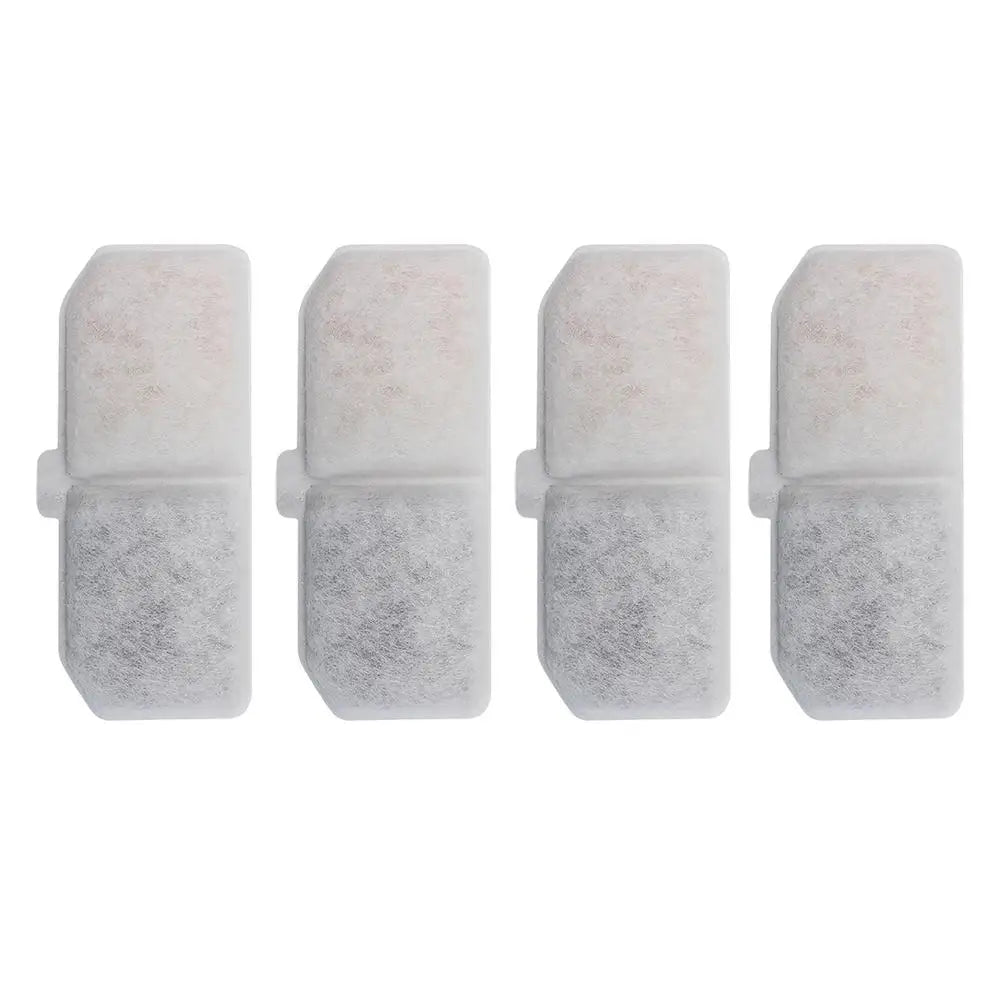 Filtres De Rechange Pour Fontaine À Chat - Pack De 4, Charbon Actif