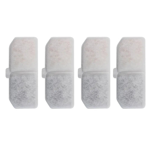 Filtres De Rechange Pour Fontaine À Chat - Pack De 4, Charbon Actif