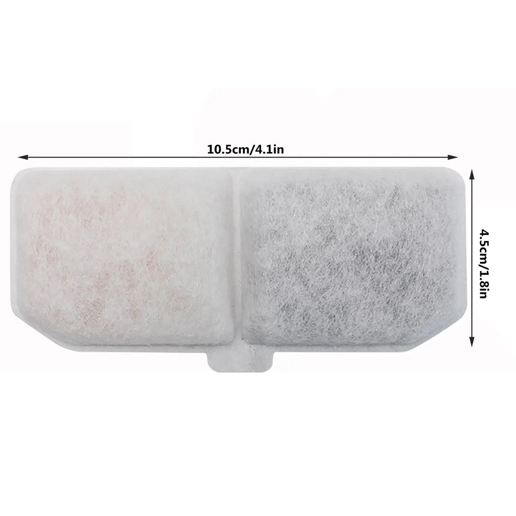 Filtres De Rechange Pour Fontaine À Chat - Pack De 4, Charbon Actif