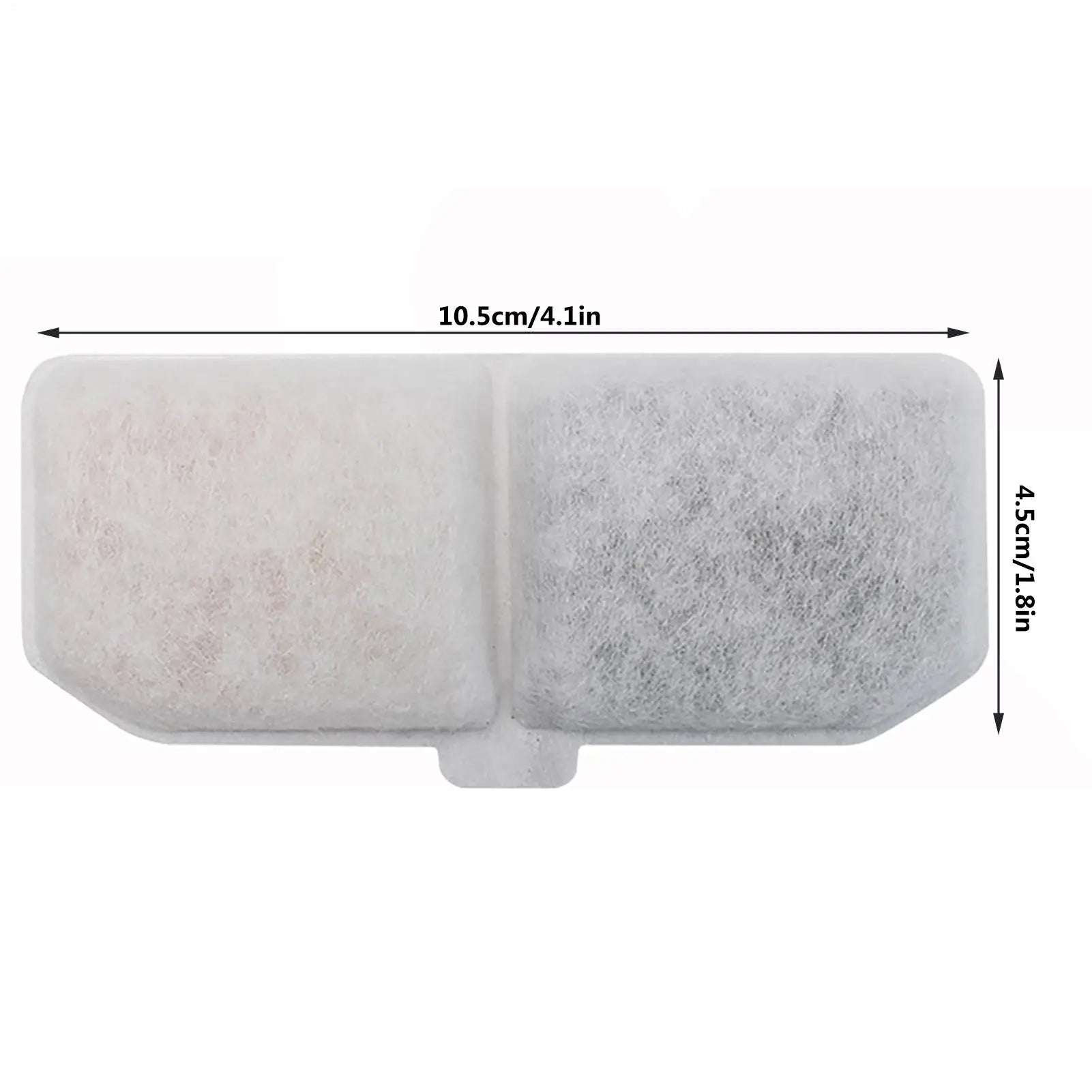 Filtres De Rechange Pour Fontaine À Chat - Pack De 4, Charbon Actif
