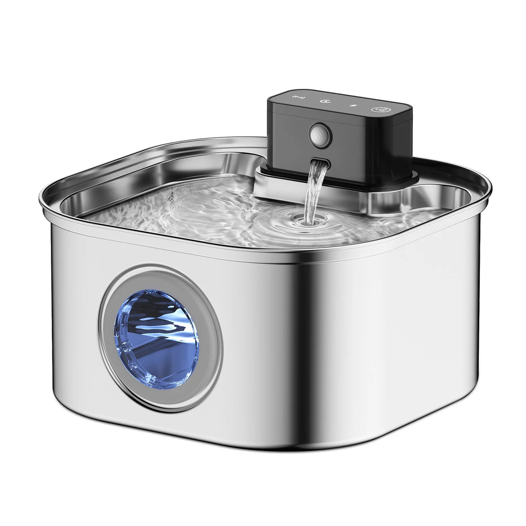 Fontaine à eau inox 3,2 L pour chat Félia – vue produit